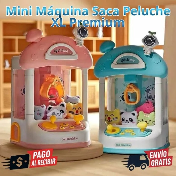 MINI MAQUINA SACA PELUCHES Y JUGUETES