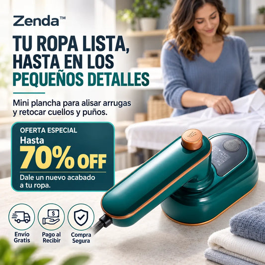 Zenda - Alisa las arrugas y cuida los detalles de tu ropa al viajar