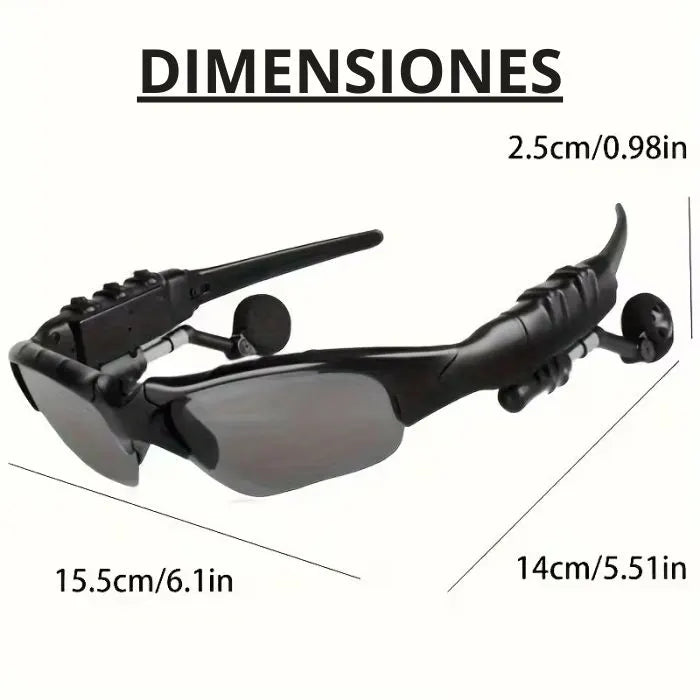 AudioGlass Pro™ - Audio envolvente por Bluetooth y protección UV, todo en un solo diseño.