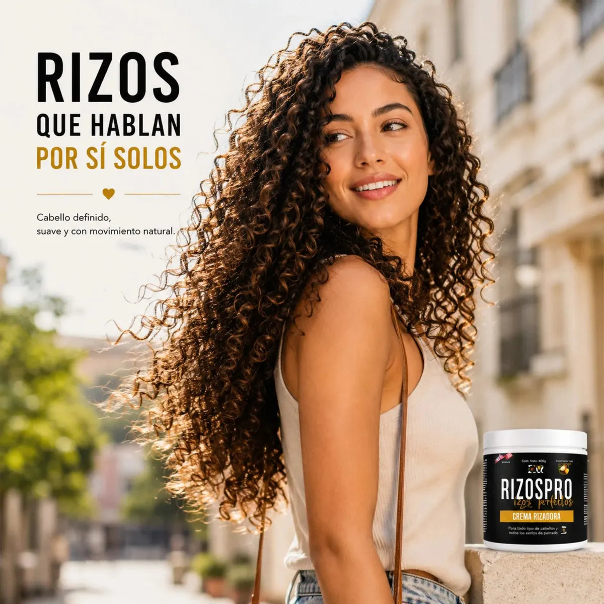 Rizos Pro™- Rizos más definidos y menos frizz, con hidratación y suavidad para lucir su forma natural.