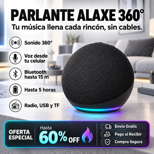 Alaxe - Sonido 360° y control por voz