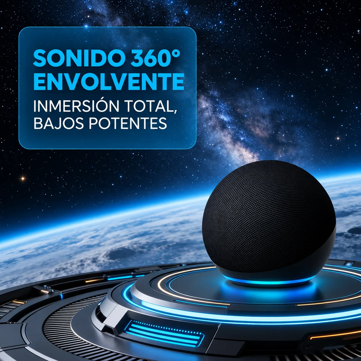 Alaxe - Sonido 360° y control por voz