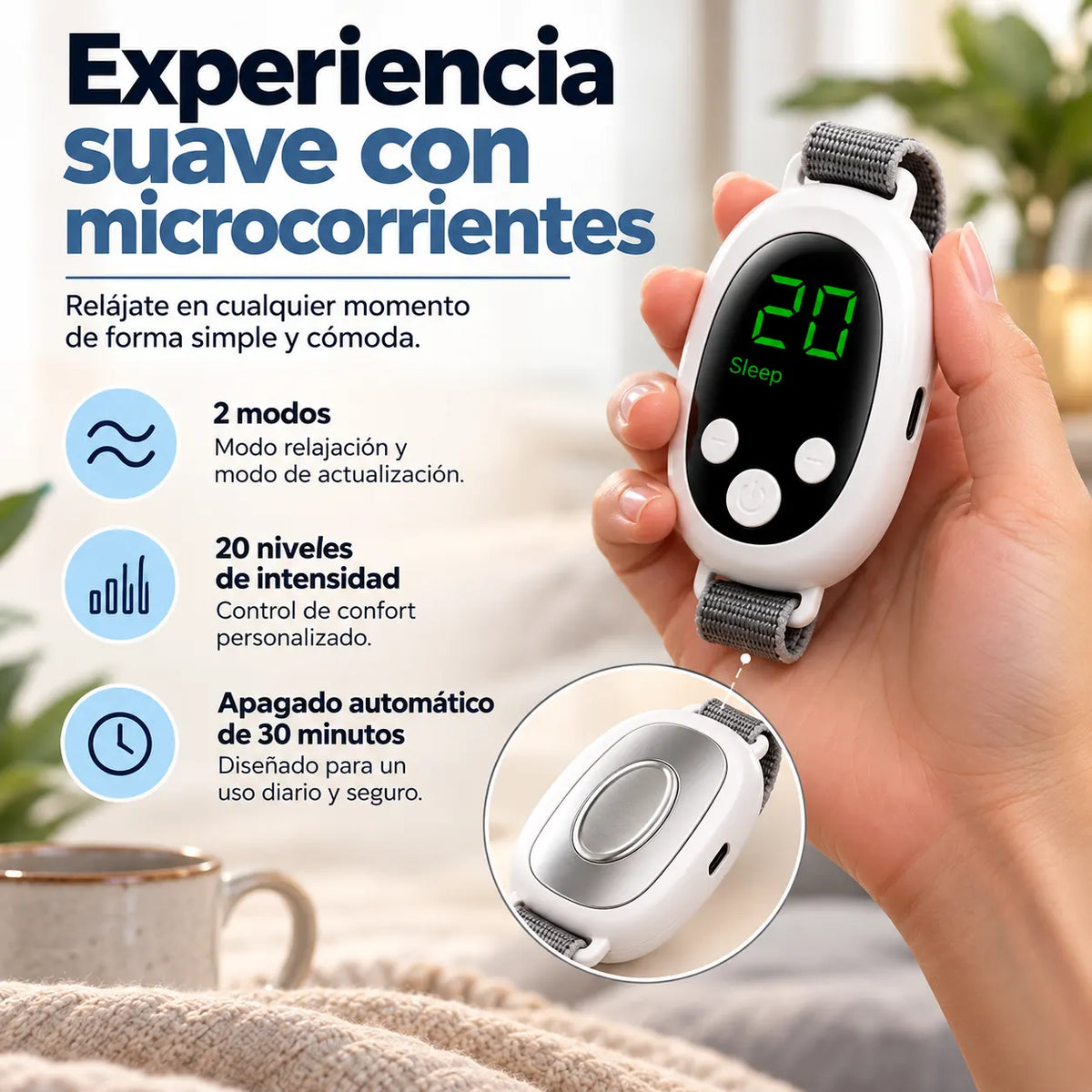 Serena - Disfruta un momento de relajación y prepárate para descansar mejor.