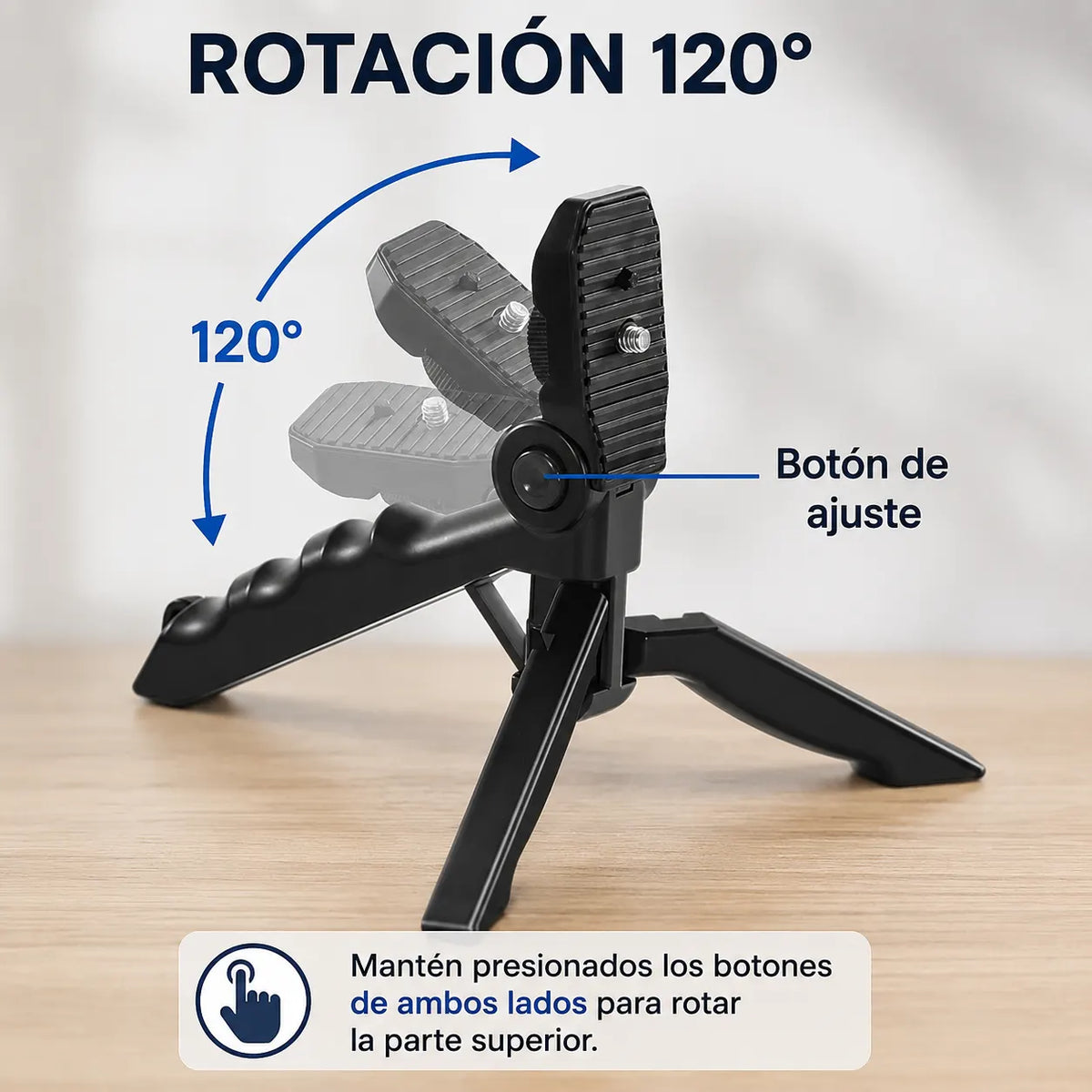Tripode Creator ™ - Graba videos con mejor imagen, audio e iluminación.