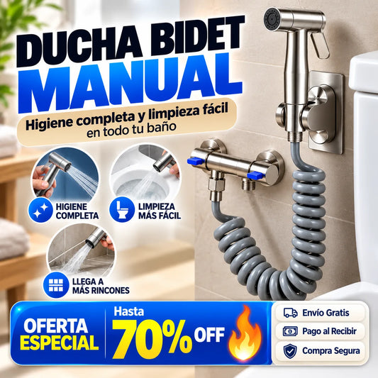 AquaClean Pro™ - Una solución práctica para tu higiene personal y la limpieza del baño.