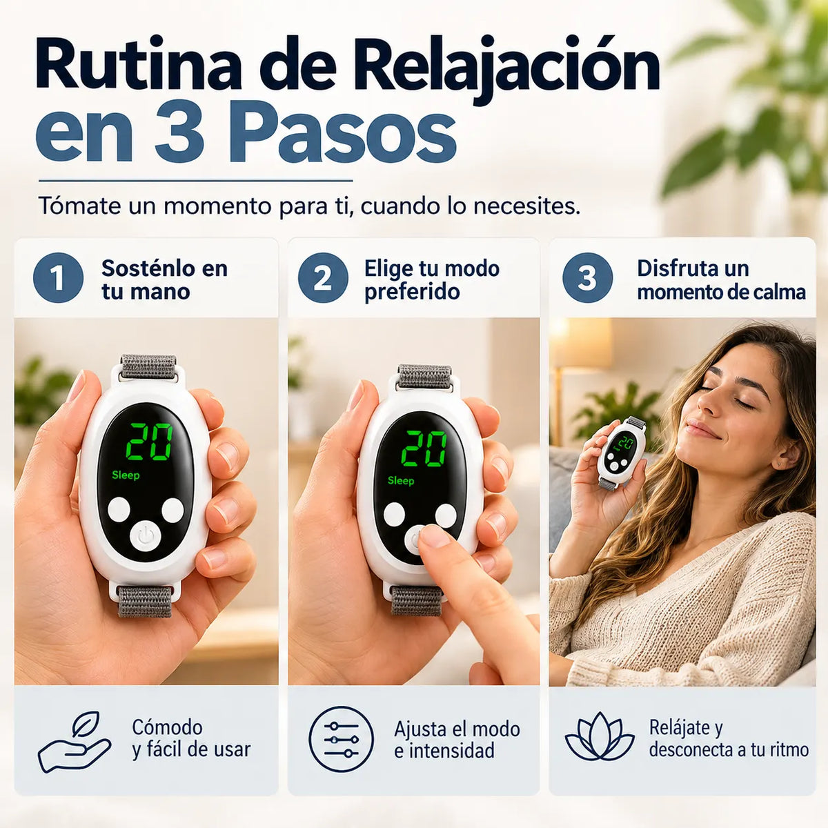 Serena - Disfruta un momento de relajación y prepárate para descansar mejor.